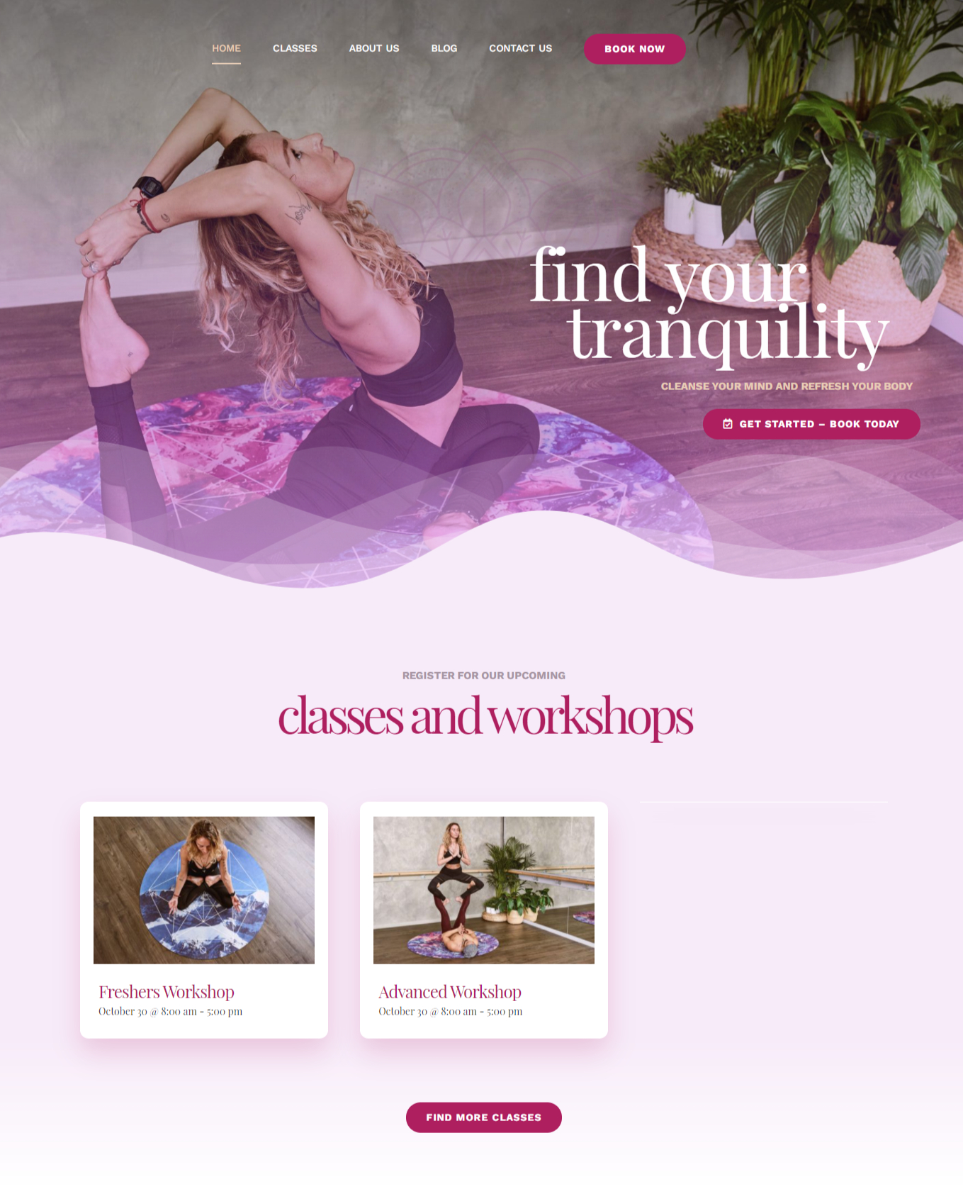 Yoga Fitness Website